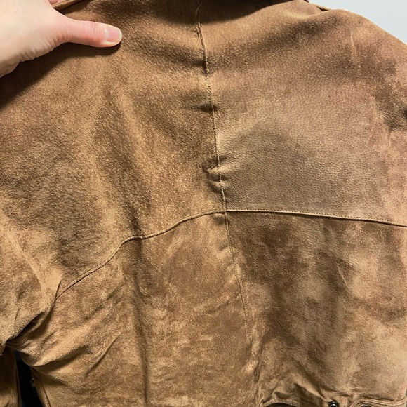 Smart Set Leather Suede Coat Size M - Picture 13 of 13